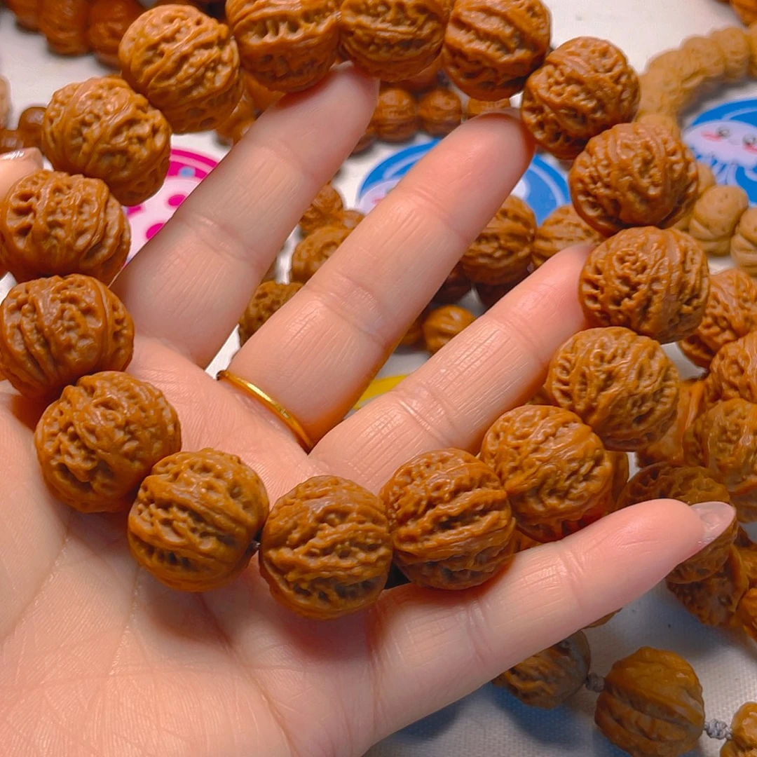 七***英文玩核桃吊坠京八棱