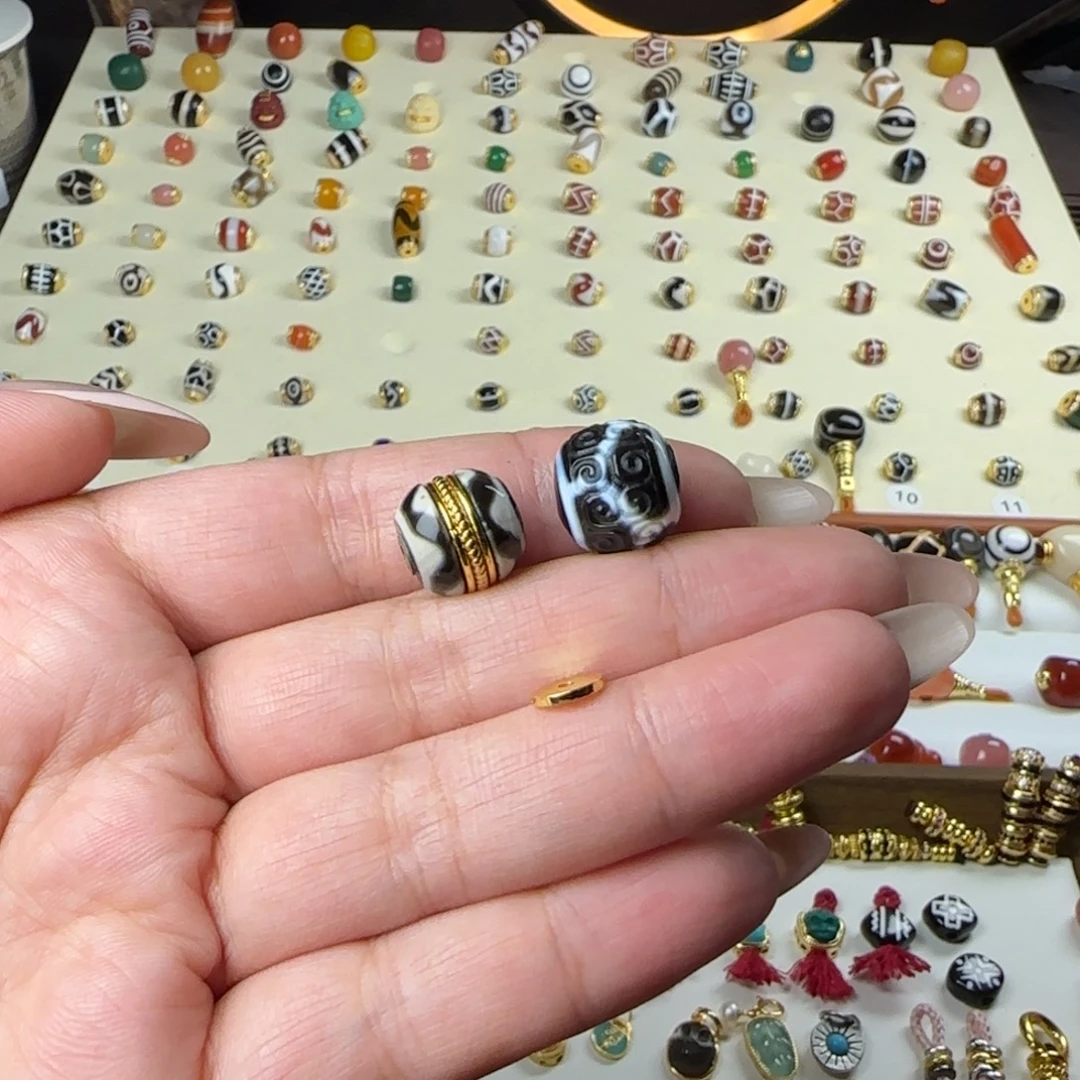 L***g玛瑙/玉髓未镶嵌单珠顶珠配珠搭配