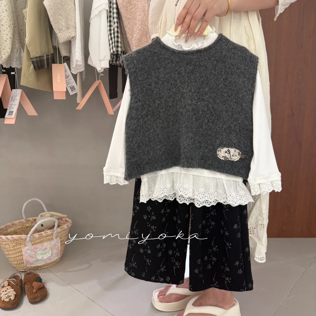 【现货】253-优米优卡童装2025年秋季新款毛衣针织马甲 -253603