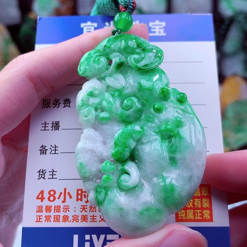 【闪购商品】翡翠颈饰未镶嵌挂件