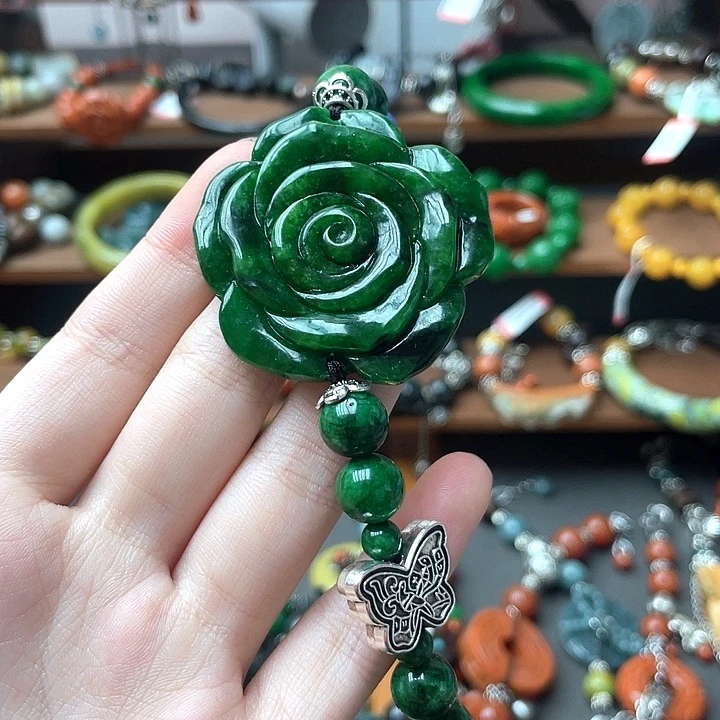 加***干翡翠未镶嵌手链饰品