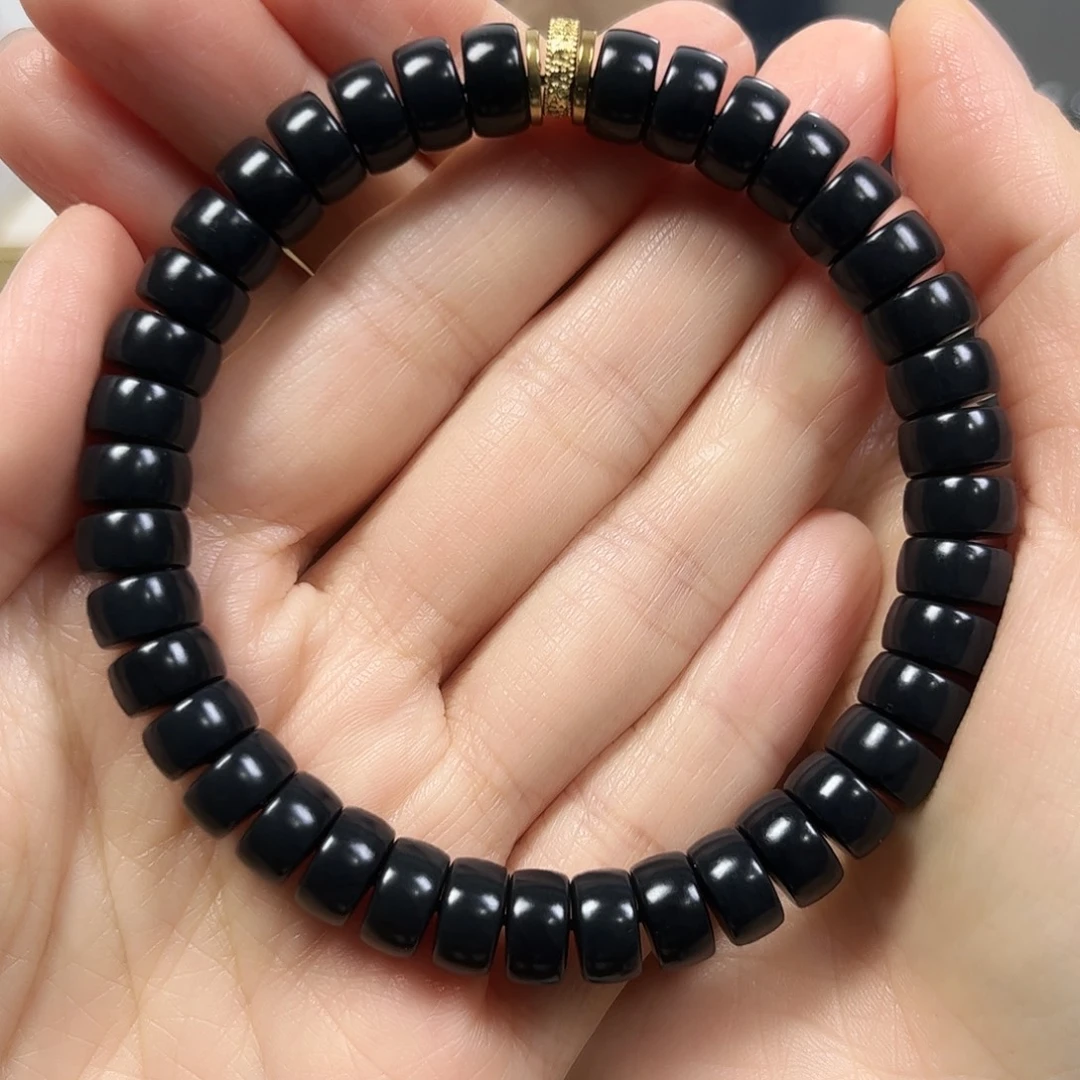 和田玉未镶嵌手串卡5×9