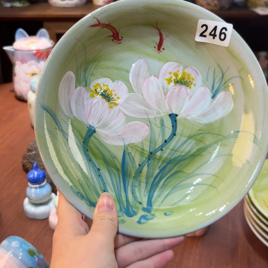 景德镇手绘高温釉下彩陶瓷茶具