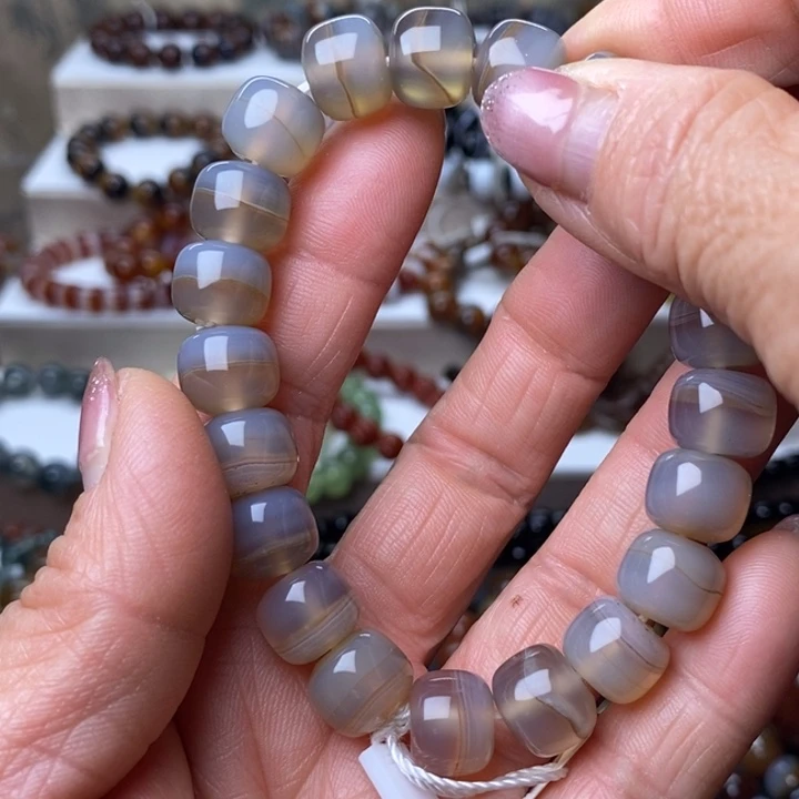 玛瑙/玉髓未镶嵌手链