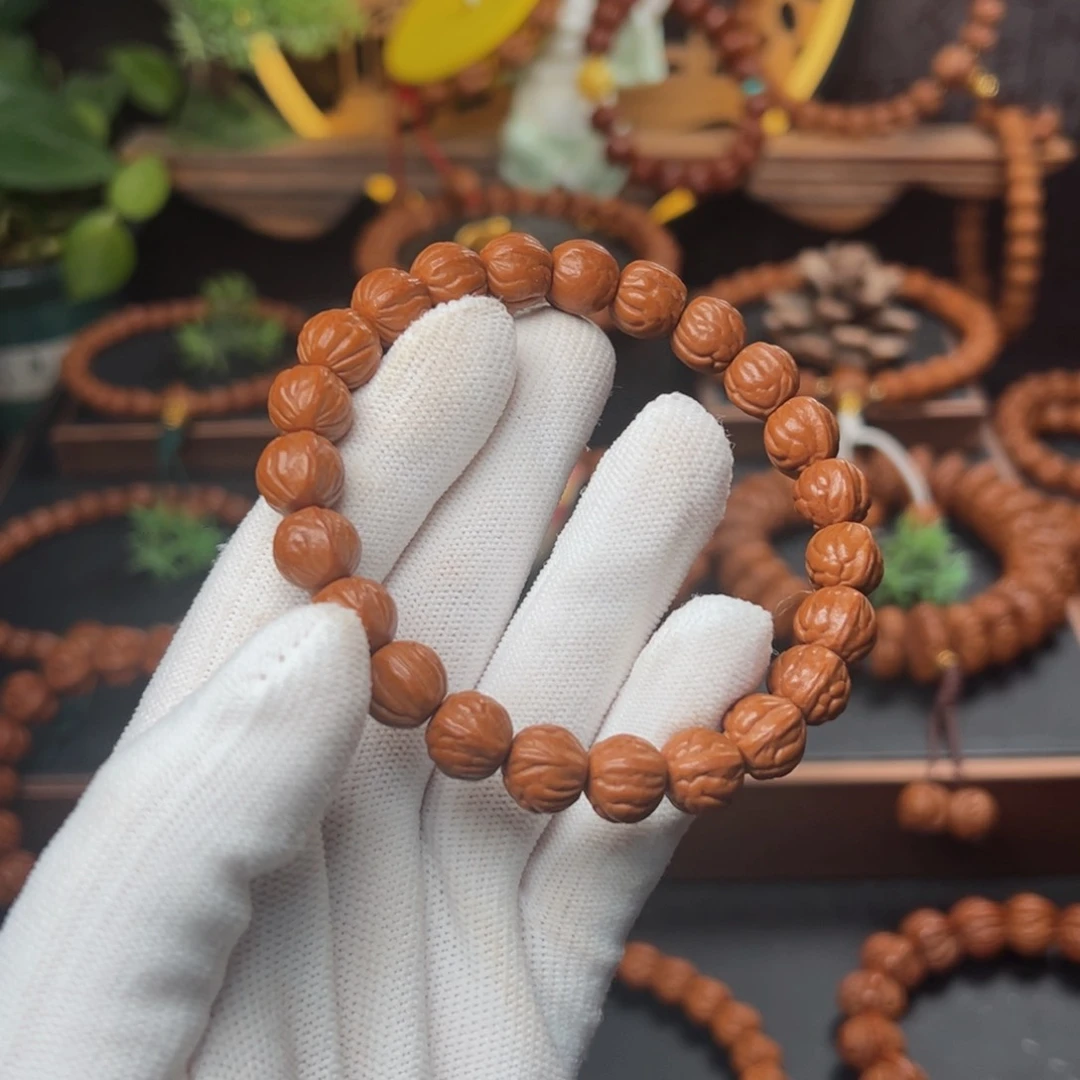 吊坠桃核忠*1.0新品玉龙脊手串