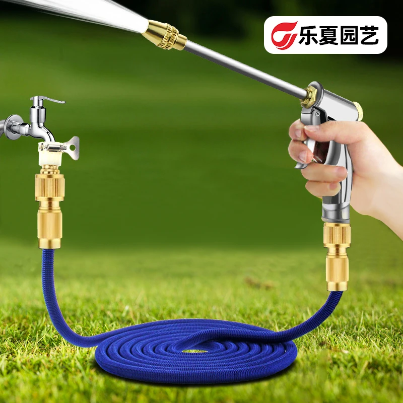 洗车水枪高压抢家用神器伸缩水管软管自来水冲浇花泵泡沫刷车工具