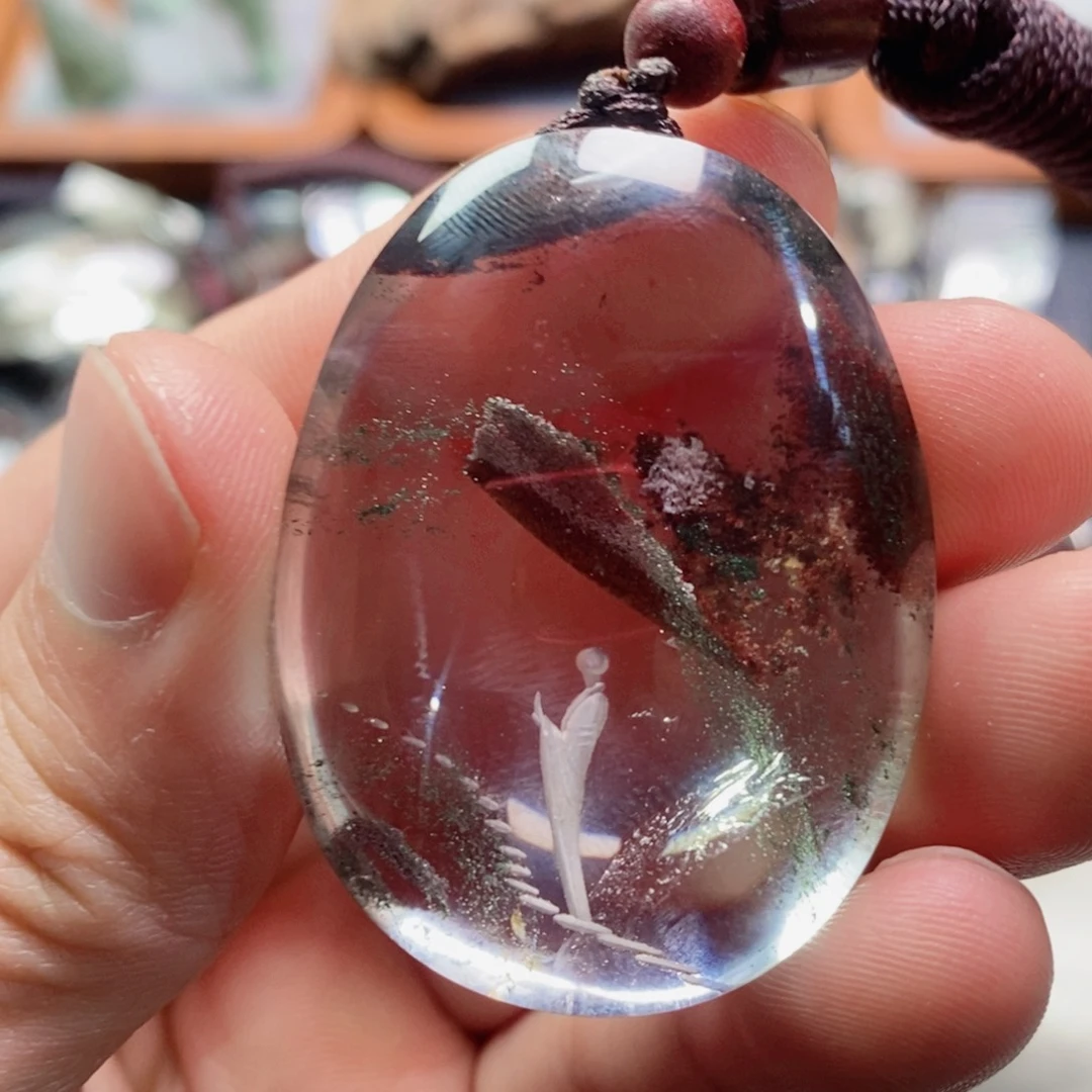 水晶未镶嵌吊坠(不含链)