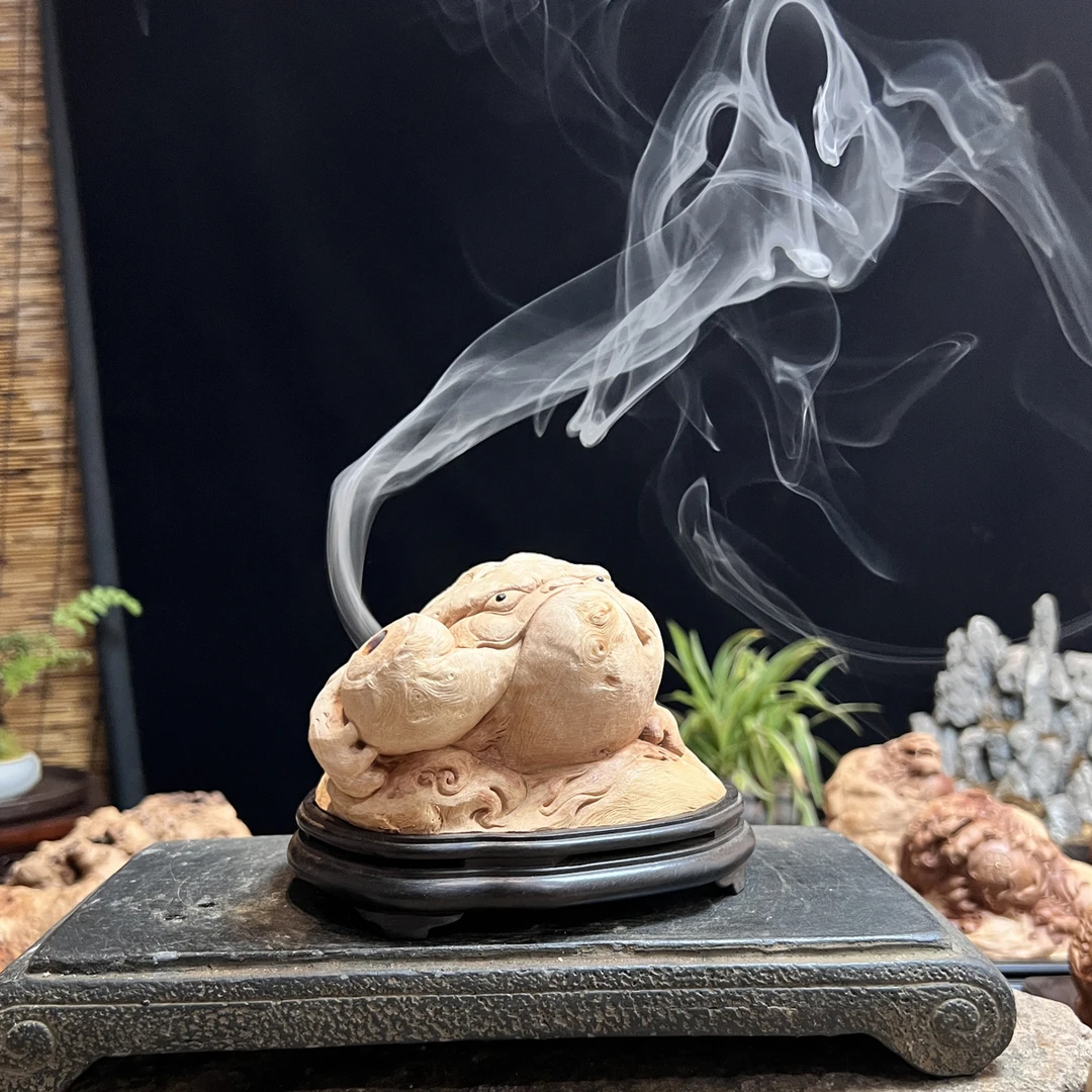 文房清供香道金蟾雅器赏玩香炉