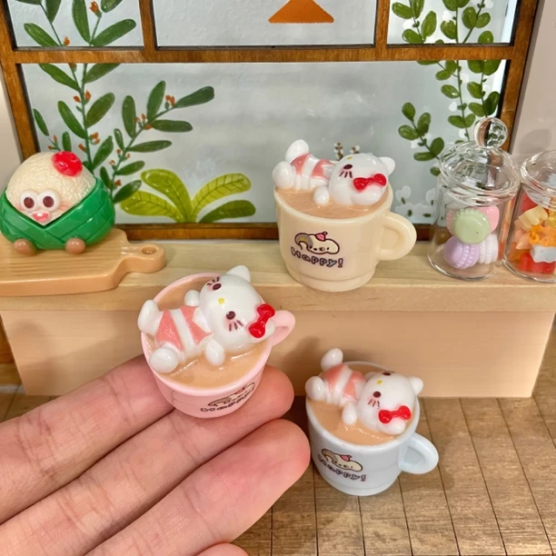 【kt咖啡】兔掉了定制-可爱diy食玩树脂饰品手工配件