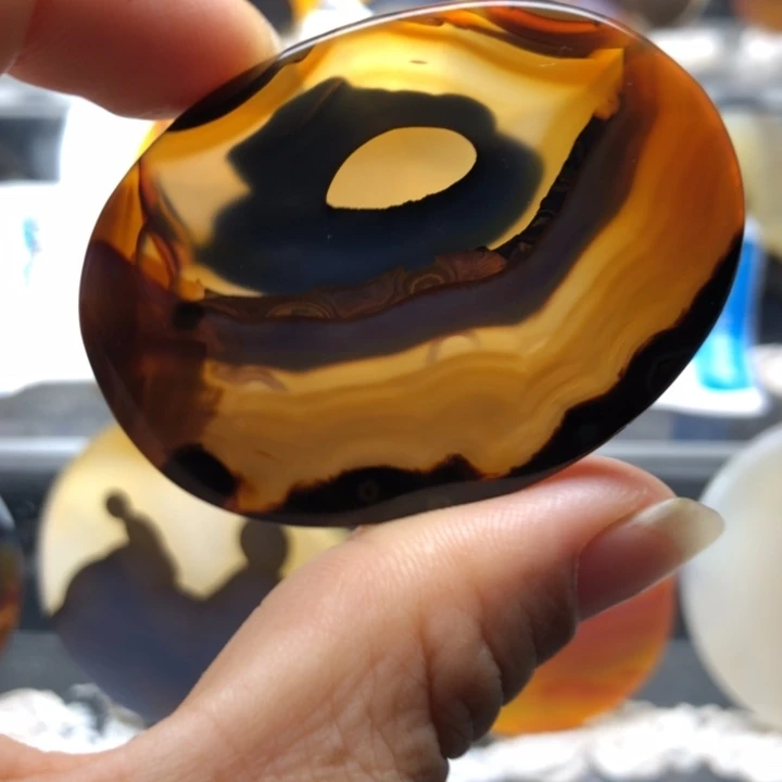 合金玛瑙/玉髓珠宝奇石47有瑕