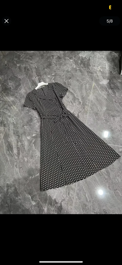 [H598黑连衣裙连衣裙百搭休闲款2025夏