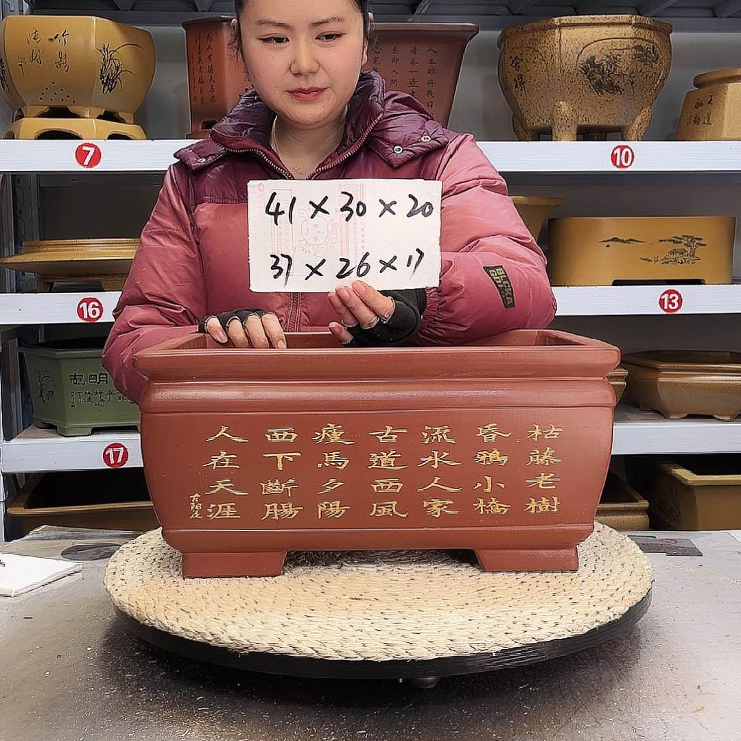 紫砂花盆紫砂花盆