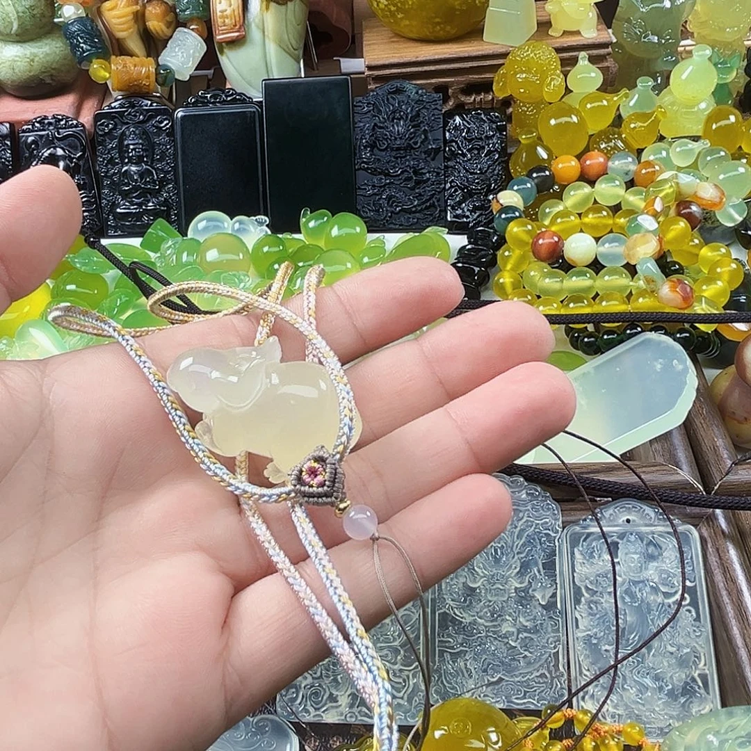 L***1岫玉未镶嵌吊坠(不含链)