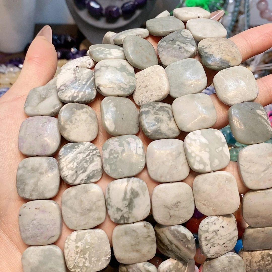 玛瑙/玉髓散珠天然石原矿一条