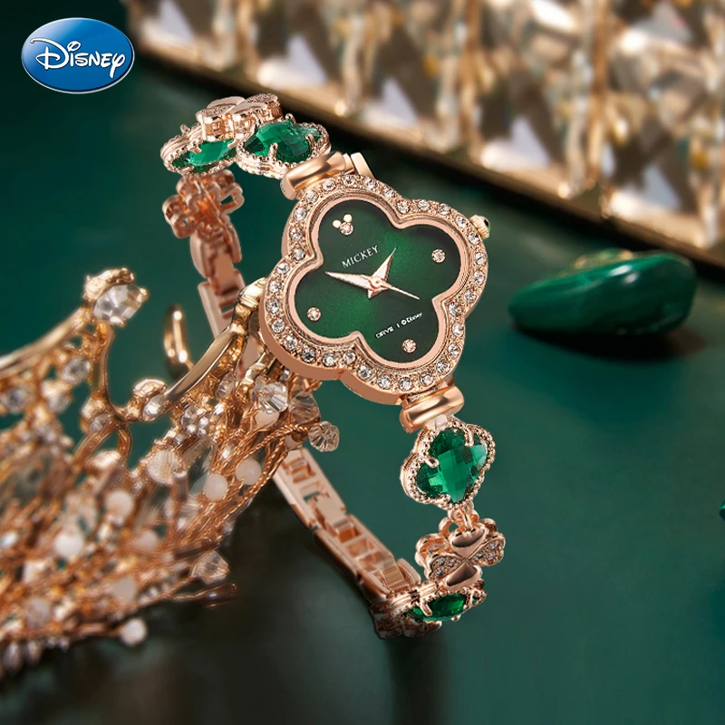 Disney/迪士尼看时间学生初高中防水复古石英腕表高颜值电子手表