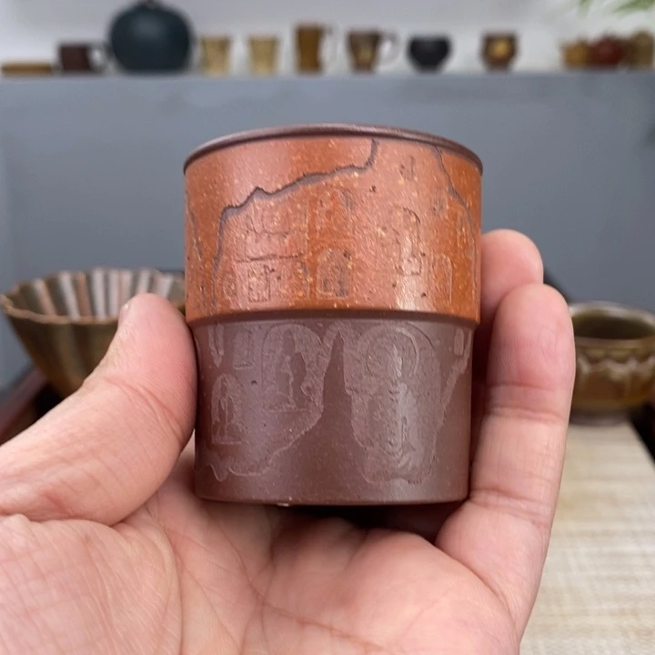 紫砂茶杯用****6宜兴紫砂主人杯