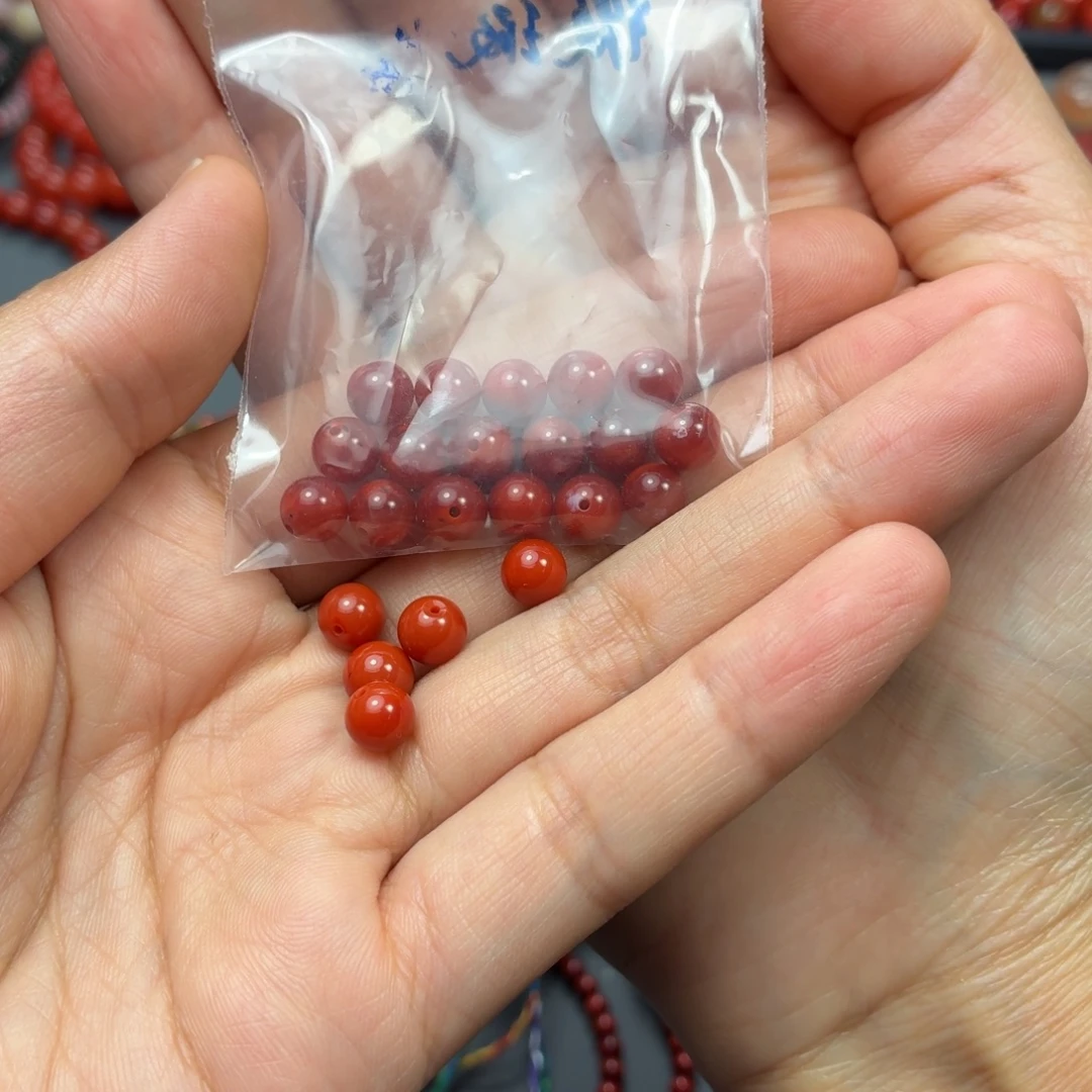 M***豆南红玛瑙未镶嵌珠宝奇石
