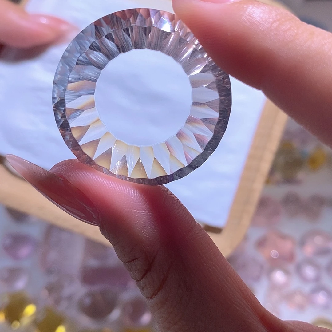 未镶嵌珠宝半成品水晶水晶
