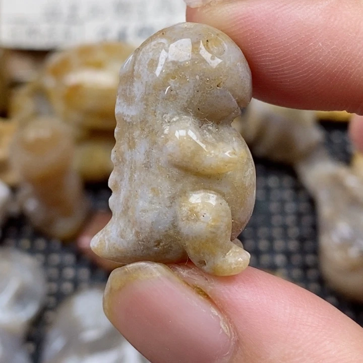 颈饰未镶嵌硅化珊瑚（珊瑚玉）有瑕 小