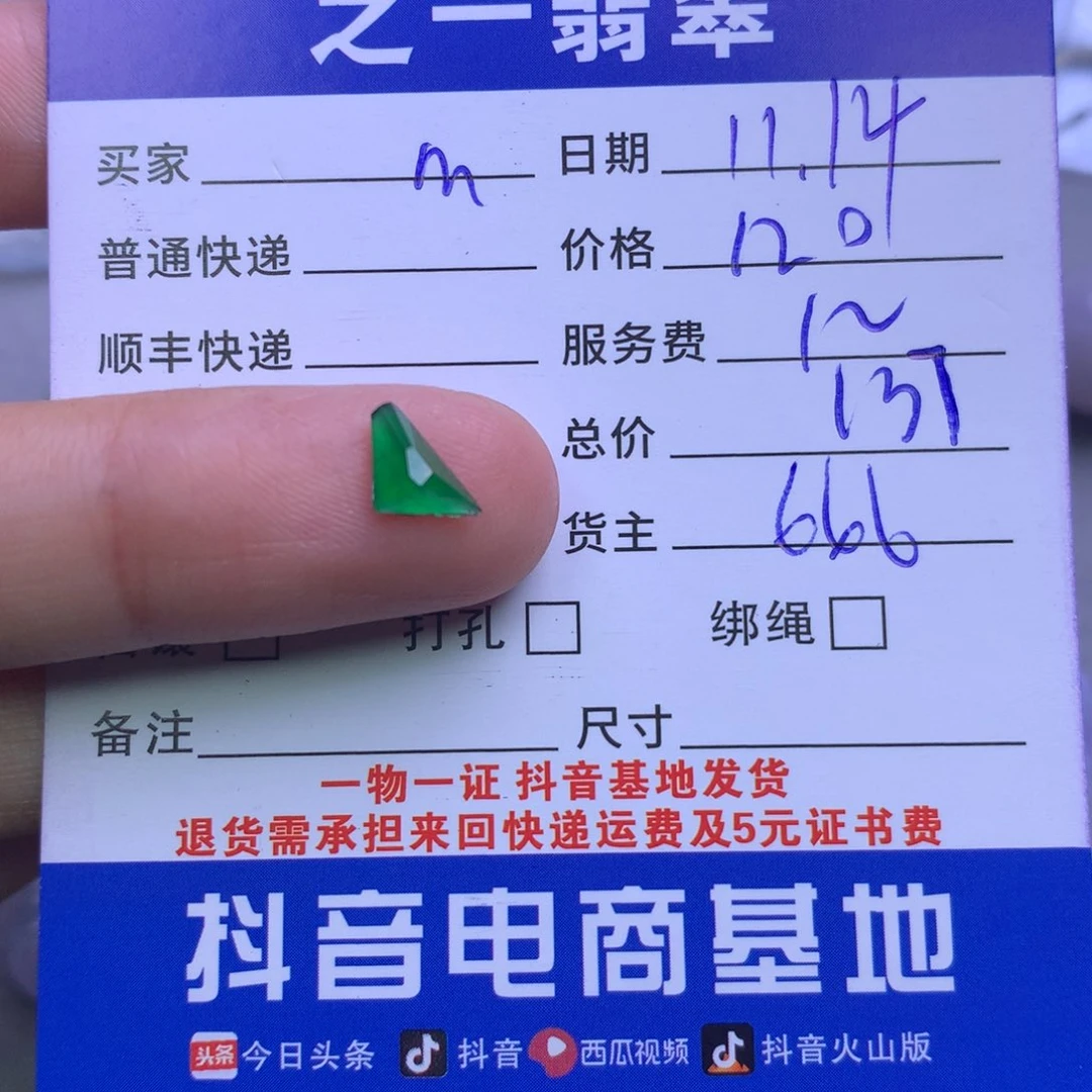 颈饰未镶嵌翡翠m**宁