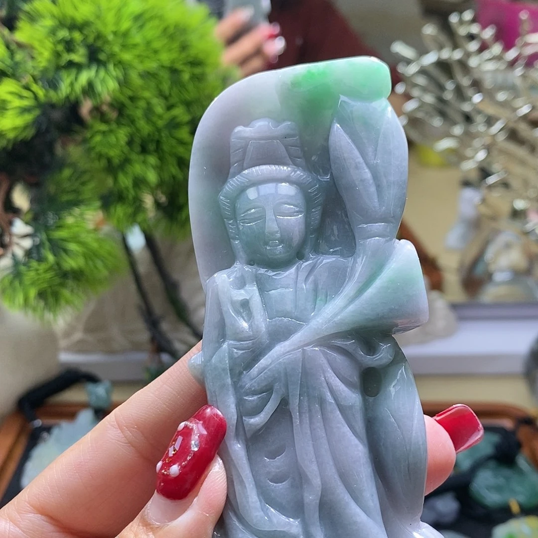 【闪购商品】翡翠颈饰未镶嵌观音