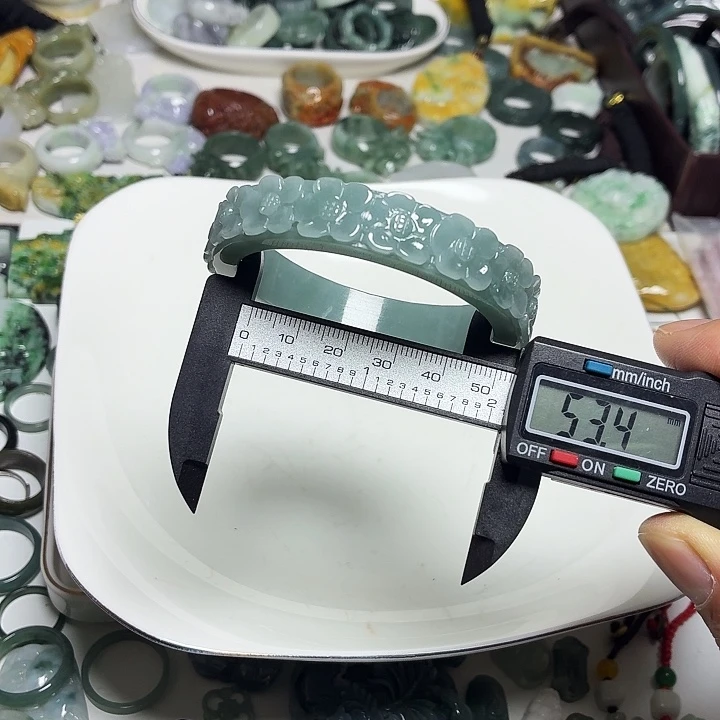 翡翠未镶嵌手链53+