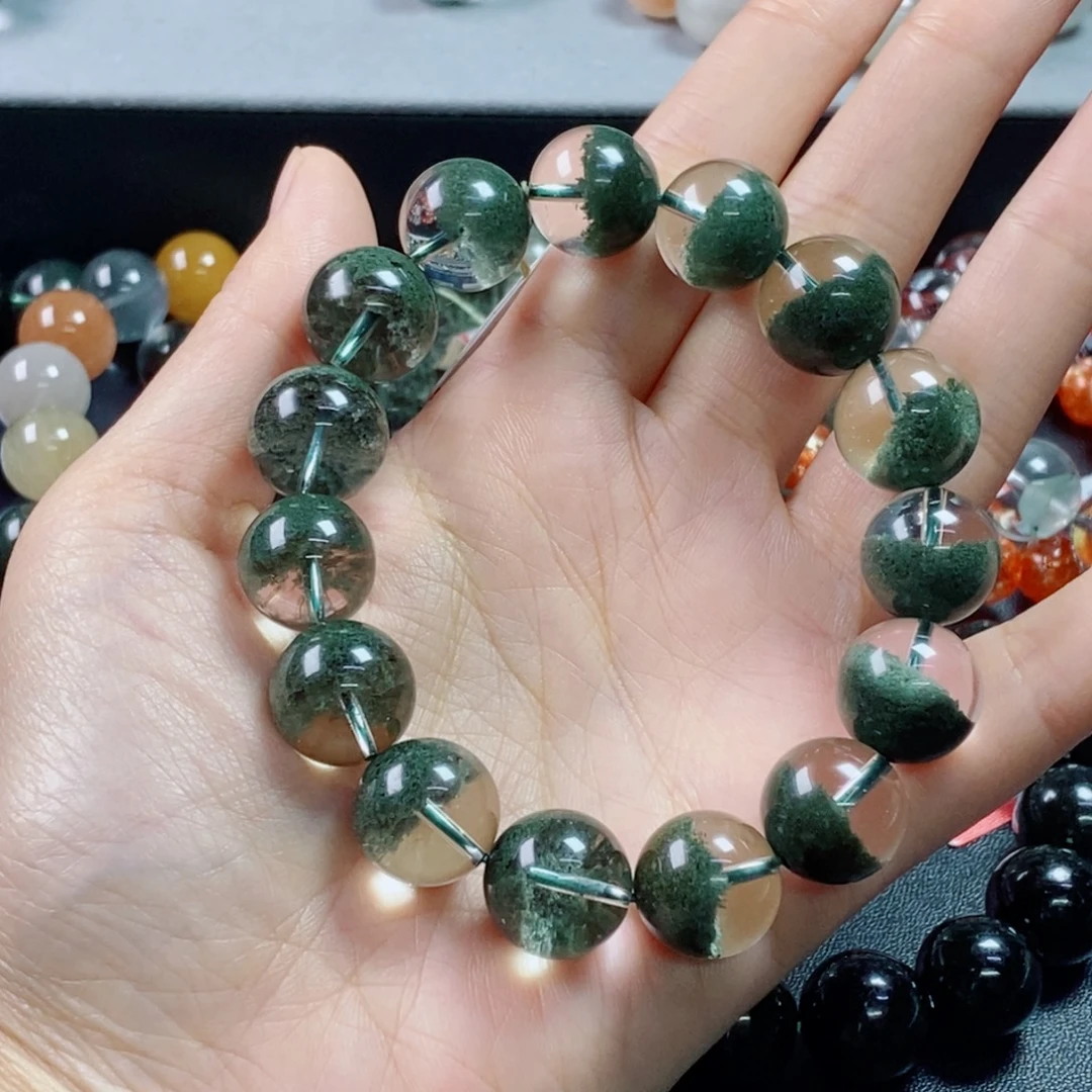 未镶嵌水晶手链绿幽灵157608