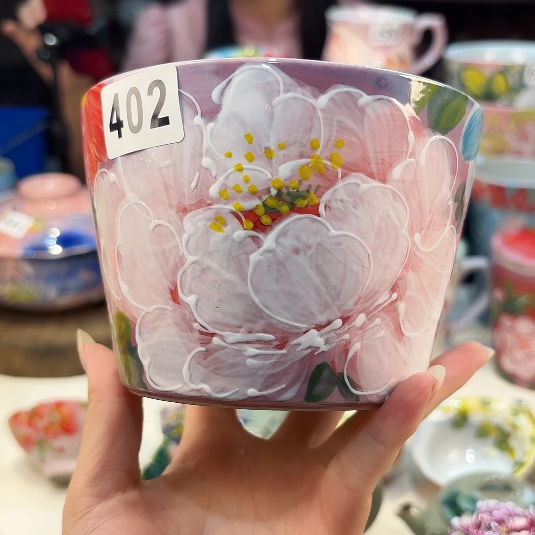 景德镇手绘高温釉下彩陶瓷茶具