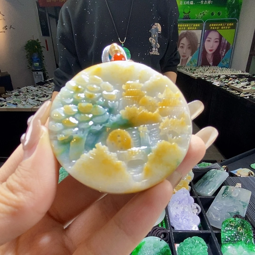 颈饰未镶嵌翡翠翡翠