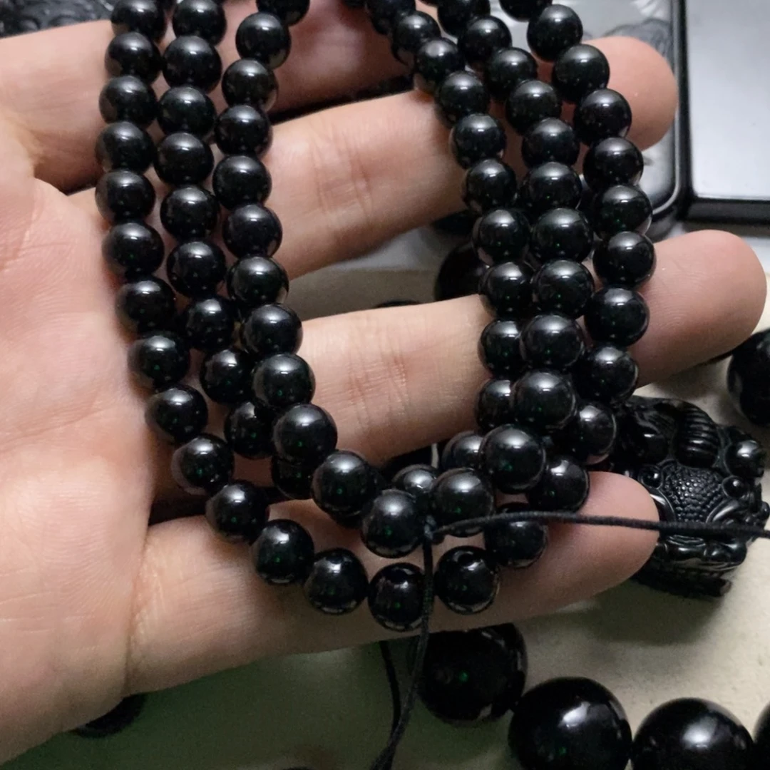 翡翠未镶嵌项链项链