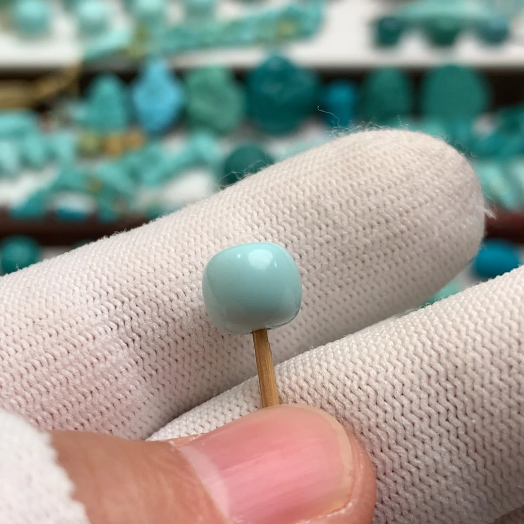 畅***圈绿松石未镶嵌散珠