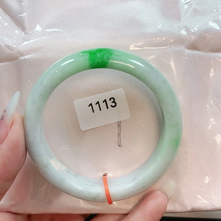 翡翠手镯未镶嵌天然翡翠手镯54