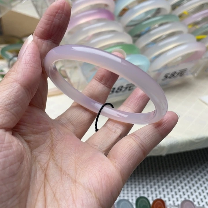 玛瑙/玉髓未镶嵌手镯59圈口