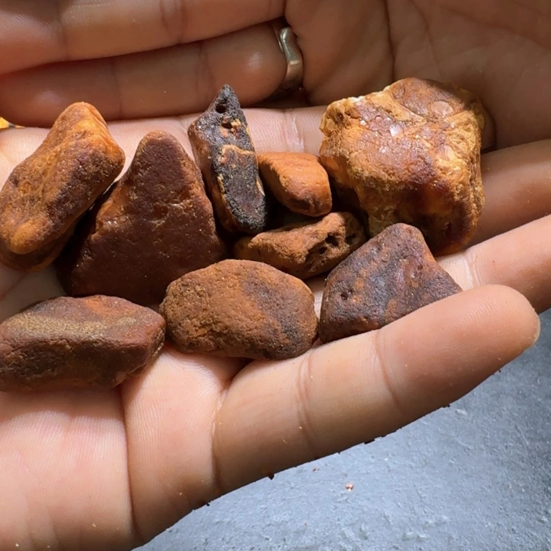 定制琥珀未镶嵌永**工专拍