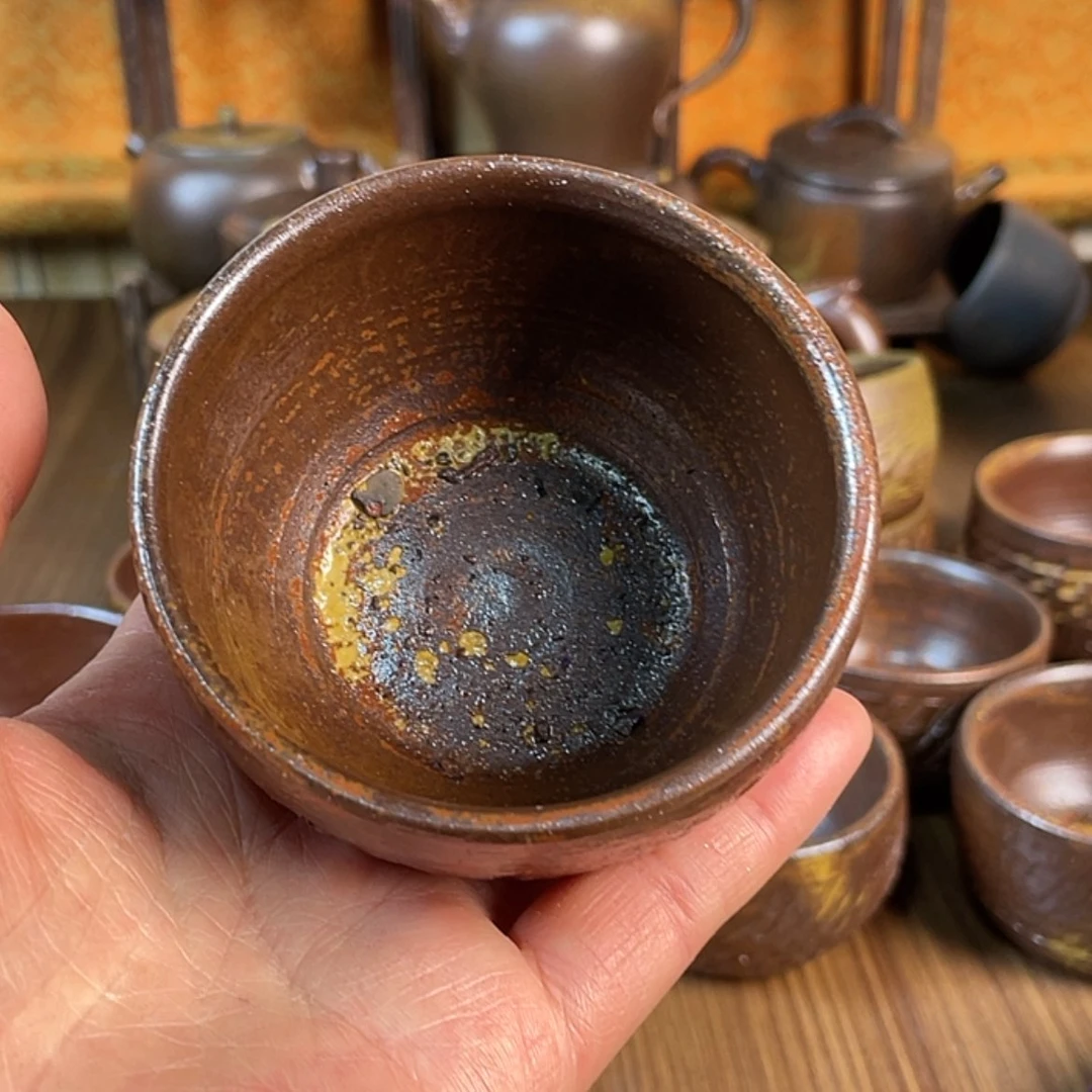 【闪购商品】L***?柴烧主人杯容量140毫升左右瑕疵