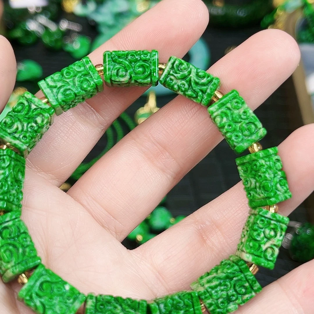 翡翠手链未镶嵌手链