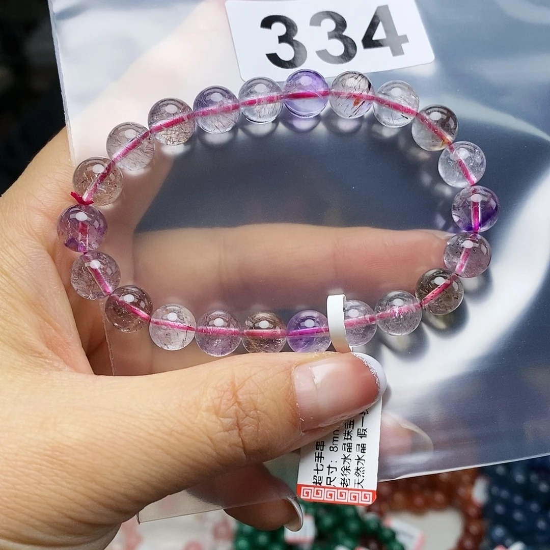 水晶未镶嵌手串手串334。