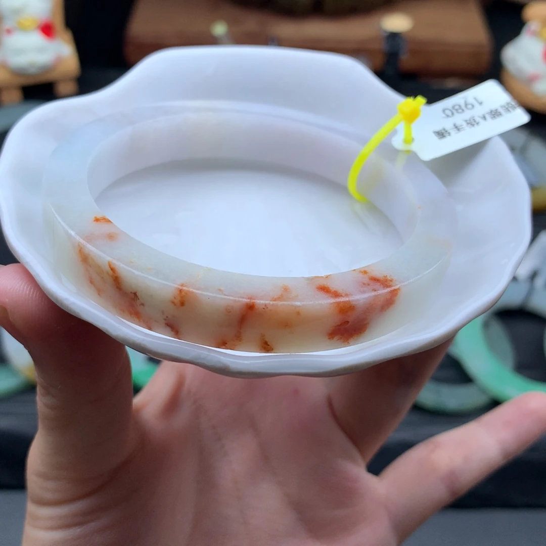 未镶嵌特色锦鲤红60-62卡10+定制翡翠