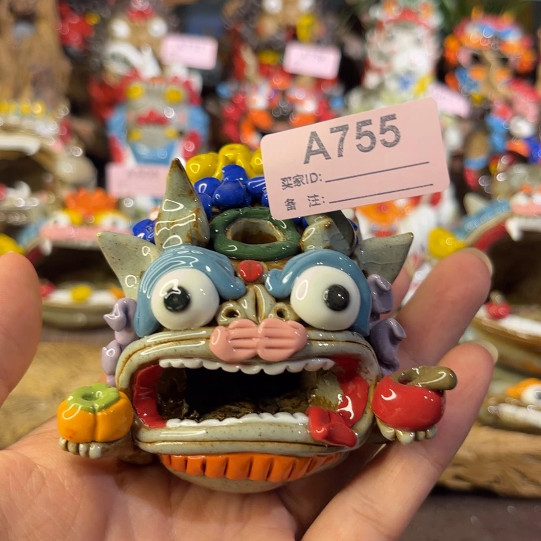 泥塑纯手工茶宠摆件
