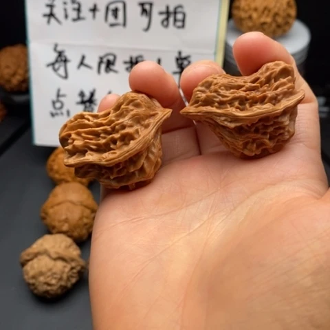 文玩核桃把件鸳鸯小鸟