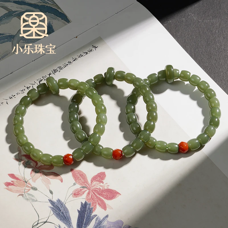 直切和田玉手串女款百搭手饰多样性发一-10523