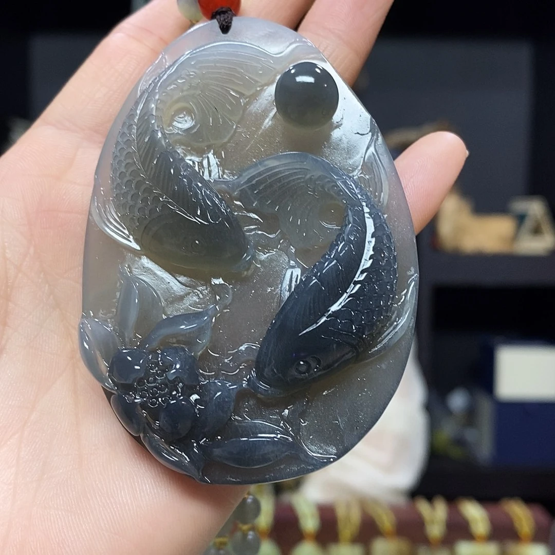 岫玉挂件挂件未镶嵌