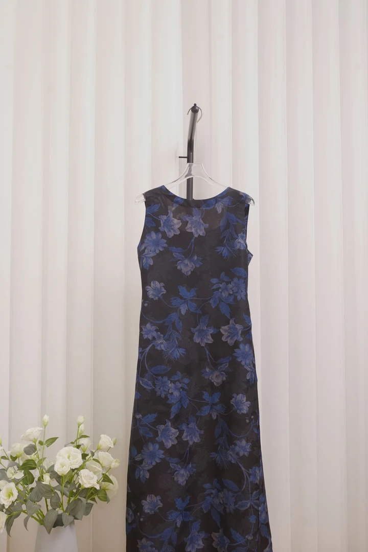 2025文哥工作室新品女夏季高定设计连衣裙百搭时尚SLY-QC0109