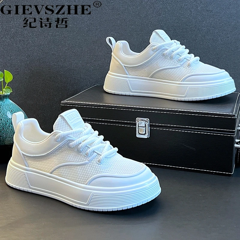 纪诗哲干净感痞帅男鞋秋季透气网面休闲鞋轻便春季透气网面休闲鞋