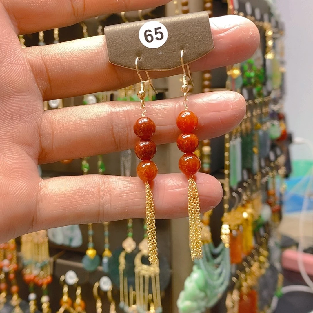 未镶嵌翡翠耳饰翡翠