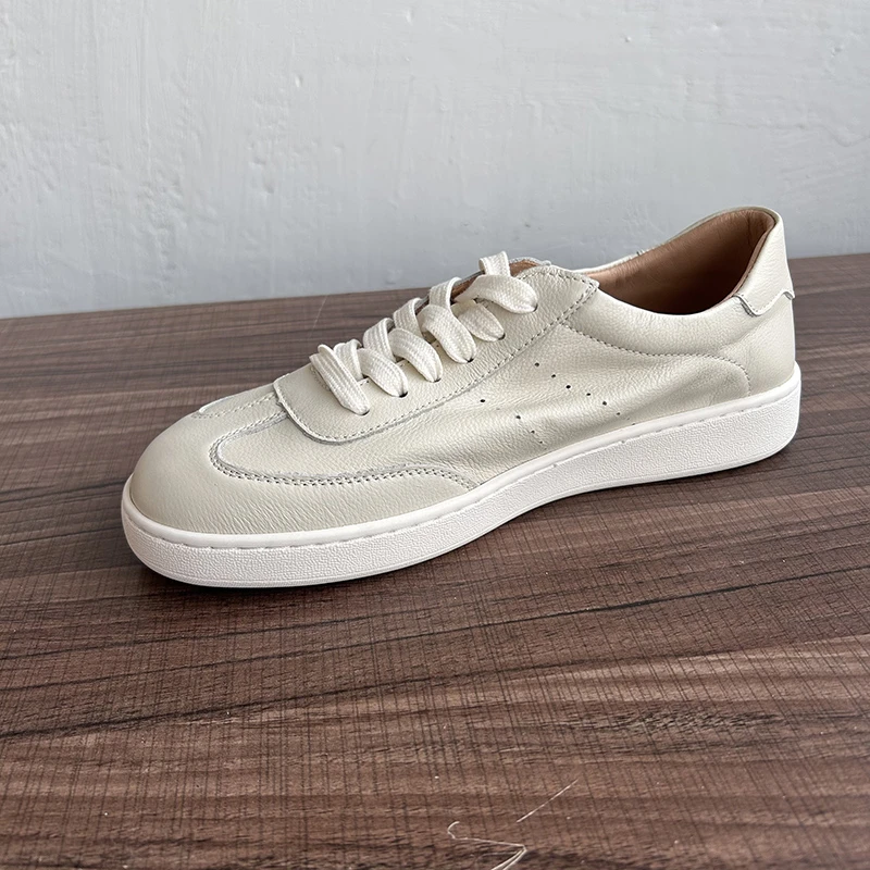 透气柔软低帮休闲小白鞋单鞋 简约舒适软底德训板鞋白色运动男鞋