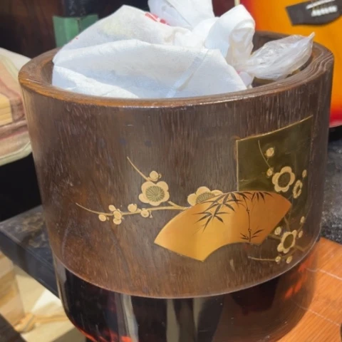 蜜安罐瓷香炉锡茶则