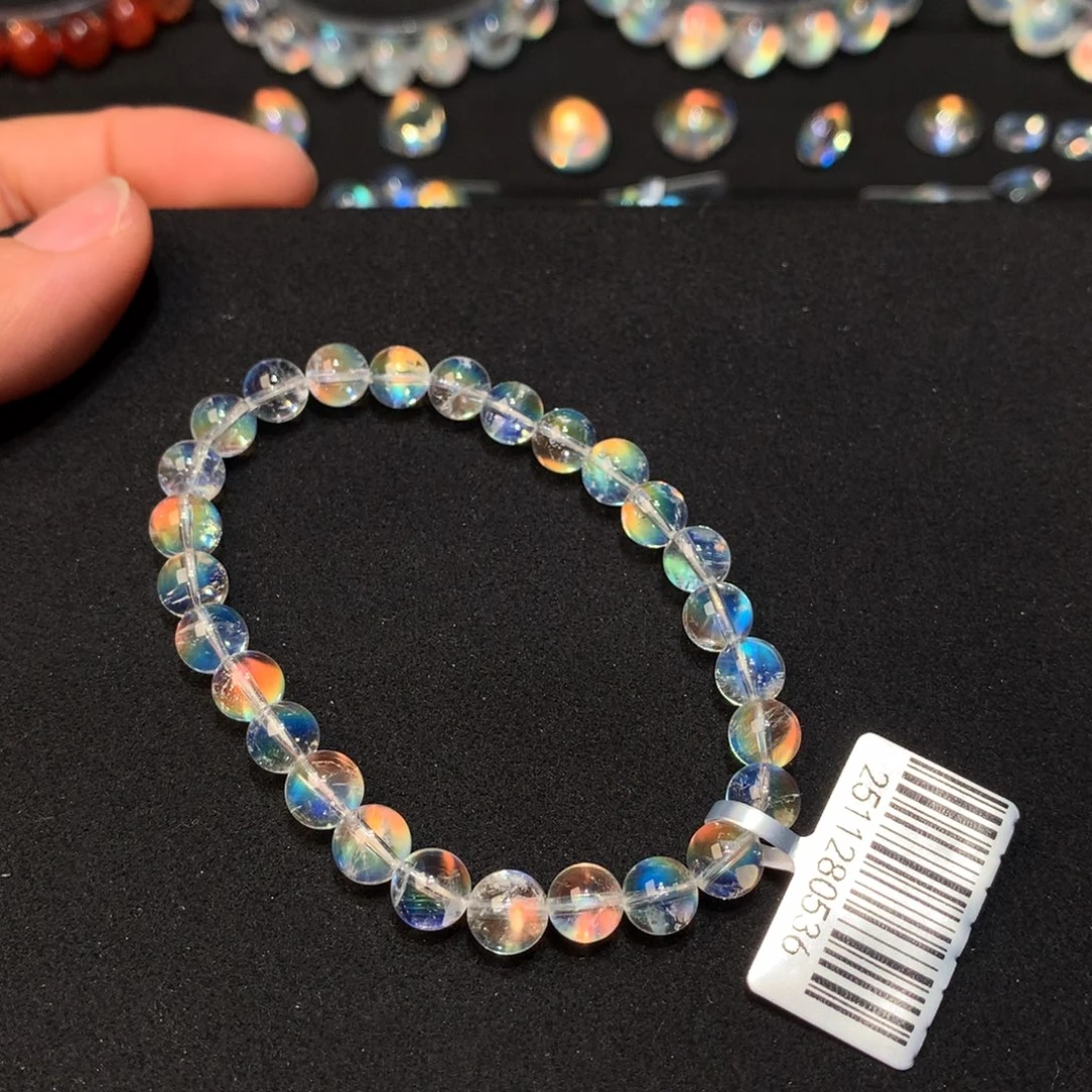 未镶嵌手链月光石6.5