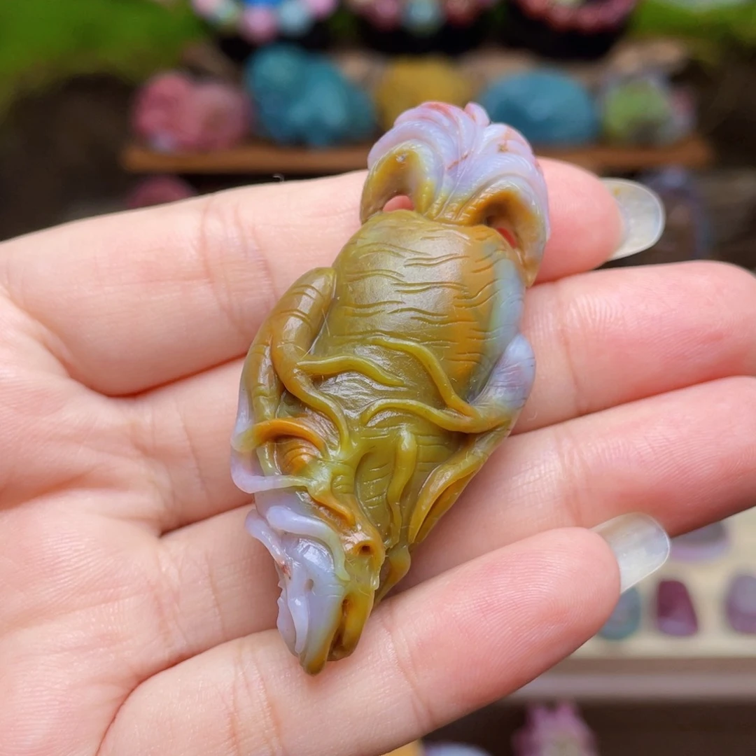 玛瑙/玉髓未镶嵌珠宝半成品盐源玛瑙苏工人参