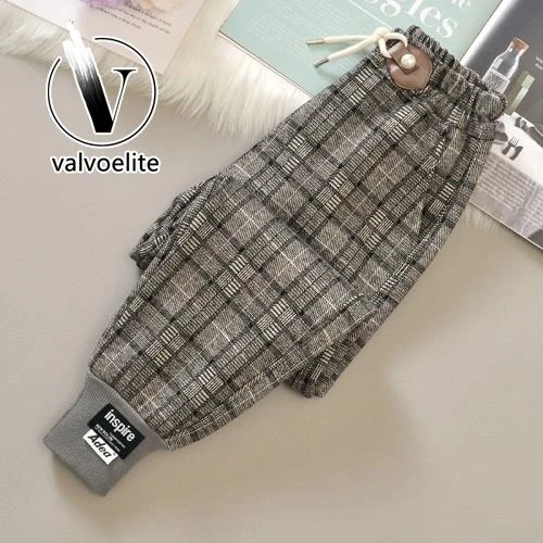 VALVOELITE女童加绒裤子秋冬季2025新款超好看休闲一体绒裤子加厚